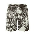 thumbnail image 3 of Terrifier Men's Swim Trunks Board Shorts Drawstring Elastic Waist Quick Dry Swimsuits Beach Shorts with Pockets M, 3 of 8