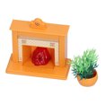 thumbnail image 1 of Dollhouse Mini Plastic Fireplace Kit, Multipurpose 1: 12 Scale Dollhouse Fireplace Set  For DIY Manual For House Model, 1 of 8