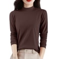 thumbnail image 4 of Sweaters for Women Suitable Fall and Winter Comfortable and resistant to pilling Brown XXL Womens Sweaters, 4 of 5