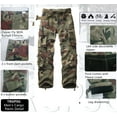 thumbnail image 3 of TRGPSG Men's Fleece Lined Hiking Pants Outdoor Cargo Pants Casual Work Ski Pants with 8 Pockets(No Belt),C29 Camo 42x33, 3 of 5