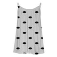 thumbnail image 4 of safuny Clearance Women's Flowy Camisole Floral Solid Print Retro Cami Tops Sleeveless V Neck Camisoles Elegant Casual Beach Blouses Fashion Summer White L, 4 of 5