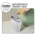 thumbnail image 6 of MLINS Narrow Space Garbage Can Press Lid Waste Bin Slim Waste Bin for Bathroom Kitchen, 6 of 8