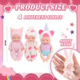 thumbnail image 2 of Minimuñecos Hanaive Lovely Style con ropa de animales de 11 cm, 2 of 6