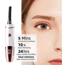 Heated Eyelash Curler Fast 10 Second Warm Up Rechargeable USB-C Lash Curling Tool With LED Display And Multiple Heating Modes