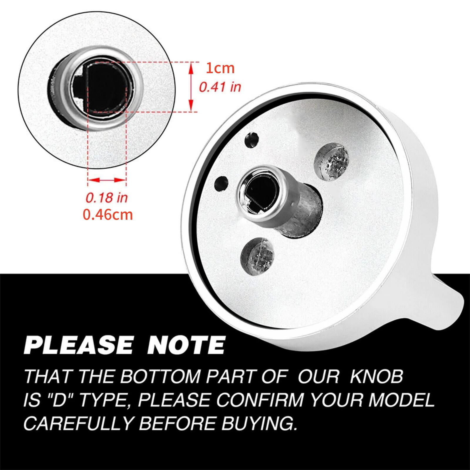 TAPDRA Replacement Gas Range Knob WPW10594481 for Whirlpool Stoves Durable Stainless Steel and Metal Build