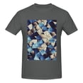 thumbnail image 4 of Bingfone Abstract Blue Squares Men'S Loose Fit Short-Sleeve Pocket T-Shirt, 4 of 7