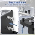 thumbnail image 5 of 2Pcs 175A Plug Mounting Panel with Dust Cover, Compatible with Anderson SB175 Series Plug Panel Base, Flush Mount Bracket Panel Kit for RV, Truck, Marine (Plug Not Included), 5 of 8