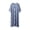 #0206Blue, variant on Womens Elegant Modal Nightgown Short Sleeve Round Neck Loose Comfortable Casual Home Wear Robe Gift for Mom Wife Daughter