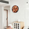 thumbnail image 6 of Indoor 12' Voice-Activated Luminous Decoration Wall Clock With LED Night Light Pumpkins Black Cat, 6 of 8