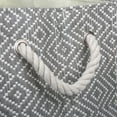 thumbnail image 3 of DII 10" Rectangle Modern Paper Medium Diamond Basketweave Bin in Black, 3 of 5