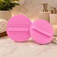 thumbnail image 3 of Bath Scrubber, Body Scrub Brush With Grip Strap Personal Care Brush For Shower Body Cleansing Pink-12.5Cm, 3 of 4
