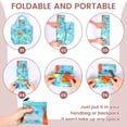 thumbnail image 4 of Tzdxfgl 10 Pack Reusable Grocery Tote Bags with Handle, Large Foldable Waterproof Shopping Bags, 4 of 10