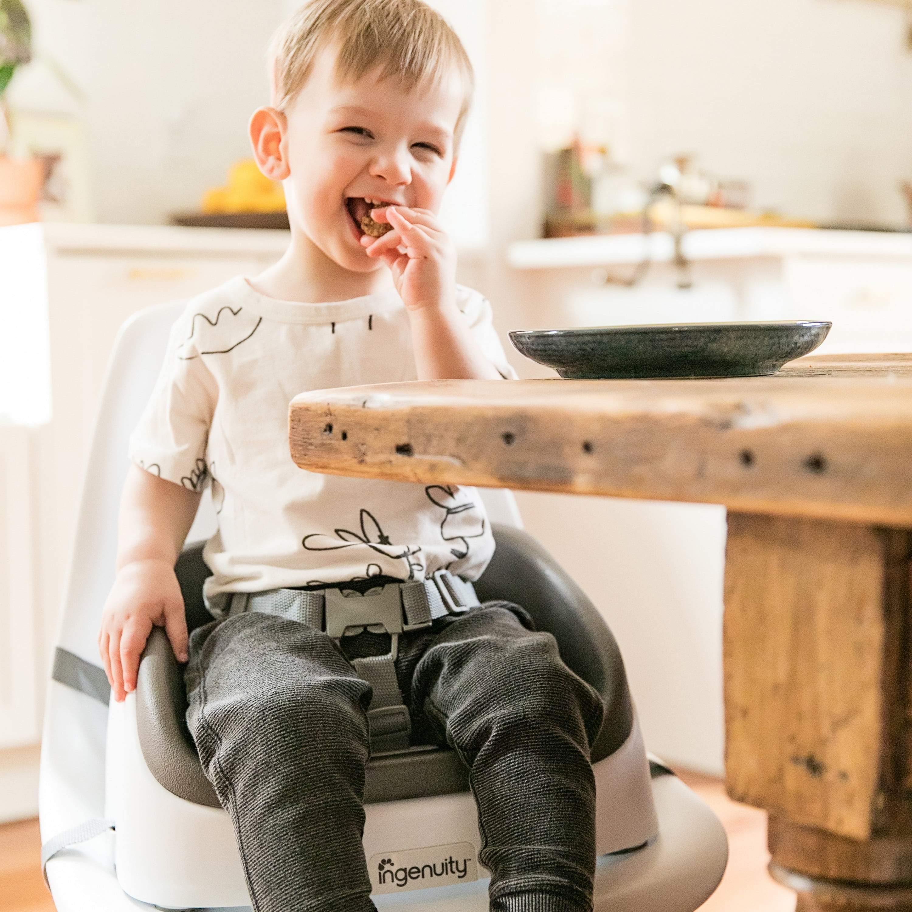 Ingenuity Smartclean Toddler Booster Slate Com