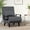 Light Gray, variant on [ZSGJ&LIVE] Folding Convertible Sofa Bed, 6‑Angle Adjustable Backrest with Pillow, 3‑in‑1 Single Lazy Sofa for Living Room Bedroom Office, Black, 1‑Piece