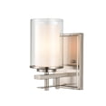 thumbnail image 2 of Millennium Lighting  Huderson 1 Light Wall Sconce in Multiple Finishes Brushed Nickel Nickel Brushed, 2 of 5
