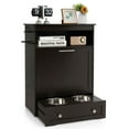 thumbnail image 2 of YYAo Pet Feeder Station with Stainless Steel Bowl-Coffee, 2 of 8
