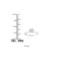thumbnail image 3 of G/VS 1/3ct Lab Grown 100% Diamond Solitaire Engagement Ring 14k White Gold, 3 of 3