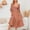Orange, variant on Hinvhai Womens Square Neck Floral Maxi Dress Clearance Puffy Sleeve Flowy Maternity A Line Wrap Dress Baby Shower Maternity Dress Orange 10(XL)