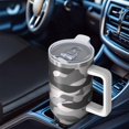 thumbnail image 6 of Camouflage 40oz Tumbler– Stainless Steel Insulated Tumbler with Handle and Straw, Large Capacity Travel Cup for Hot & Cold Drinks, 6 of 6