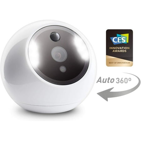Amaryllo - Apollo Biometric Auto-Tracking Indoor Security Camera - White