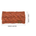 thumbnail image 2 of Diademas De Invierno Para Mujer, Calentadores De Orejas, Diademas De Invierno De Punto Para Mujer, Calentadores De Orejas Gruesos Para Mujer, Pañuelos Suaves Y Cálidos Para La Cabeza, Cubreorejas Pa, 2 of 3