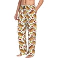 thumbnail image 6 of Logiee Hot Dog 7 Print Pajama Pants for Men,Men’s Pajama Bottoms,Mens PJ Pants with Pockets & Button Fly-Large, 6 of 6