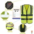 thumbnail image 3 of Chaleco de Seguridad A-SAFETY Pequeño con 7 Bolsillos Reflectante de Alta Visibilidad, 3 of 4