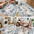 thumbnail image 5 of Area Rug for Living Room, Vintage Farmhouse Non-Slip Indoor Large Carpet for Bedroom/Dining Room, Blue Country Texas Star Vines Wooden Washable Rectangle Floor Mat Runner Rugs - 2.7 x 5 Ft, 5 of 8