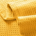 GLAMBURG 100 Cotton Thermal Blanket, Breathable Bed Blanket King Size, Soft Waffle Blanket