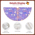 thumbnail image 3 of Rateoe Tennis 1 Pattern Christmas Tree Skirt with Ties, Christmas Tree Decorations, Farmhouse Christmas Decor Xmas Holiday Decorations-48", 3 of 6