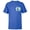 Royal, variant on Alphabet Monogram Letter F for Flounder - Short Sleeve T-Shirt for Kids - Customized-Black