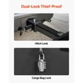 thumbnail image 4 of STAWAY 500 lbs Folding Hitch Cargo Carrier for 2" Receiver - Waterproof Cargo Bag, Anti-Theft Lock, Reflective Safety Panels, Universal Fit for SUVs & Trucks, 4 of 9