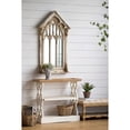 thumbnail image 2 of CC Home Furnishings 35.25" White and Brown Vintage Three Tier Shelf, 2 of 2