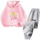 thumbnail image 4 of Conjunto de sudadera con capucha de La Bella Durmiente de Disney para niñas de 3 a 14 años, sudadera informal de calle kawaii para niños, mono de camión para niños, 4 of 4