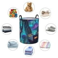 thumbnail image 4 of Sikiie Cute Fuzzy Fantasy Creatures Print Round Dirty Clothes Basket, Waterproof Standing Foldable Storage Basket, for Laundry Room, Bedroom, Bathroom Storage-Medium, 4 of 6