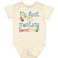 thumbnail image 3 of Inktastic My Aunt in Montana Loves Me Boys or Girls Baby Bodysuit, 3 of 5