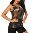 thumbnail image 2 of Balery Adorable Otter Pair Hug Camiseta sin mangas estampada ligera para mujer, tops de entrenamiento sin mangas, camisetas de yoga transpirables de secado rápido.-Medium, 2 of 7