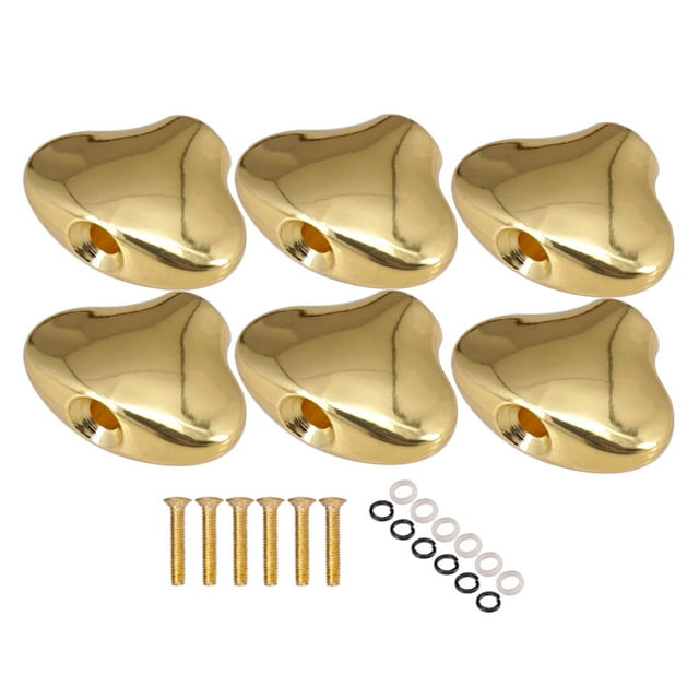 Milaget 6pcs Guitar Tuning Pegs Buttons s Handle Knobs for Guitar Accessories - 5