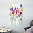thumbnail image 1 of Anemone Flower Tapestry, Group of Graphic Colorful Flowers on Branches Blooming Field in Summer Theme, Wall Hanging for Bedroom Living Room Dorm Decor, 40W X 60L Inches, Multicolor, by Ambesonne, 1 of 2