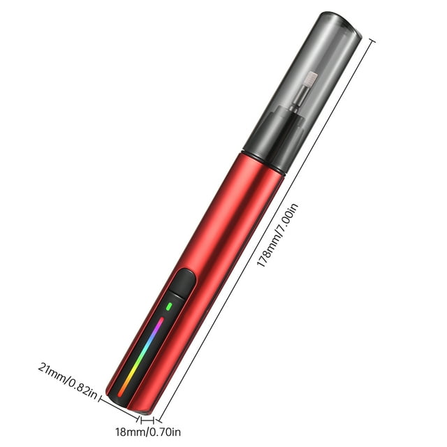 Ponceuse, Vitesse Réglable 8 Pcs Tête Stylo Ponceuse Réglable Usb Détail 3 Vitesses avec 8 Pcs Outil Ponceuse avec 12 Feuilles avec Outil Détail Usb Stylo avec 12 Papiers et Boîte Outil avec Tête 3