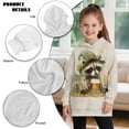 thumbnail image 6 of Xoenoiee Red Panda Beer Shamrock Coin Print Hooded Sweatshirt Pullover for Little Big Kids, St. Patrick's Day Hoodies Dress Casual Girls Hoody Long Sleeves Long Hoodies with Pocket, 11-12 Years, 6 of 7