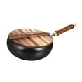 thumbnail image 4 of deevoka Nonstick Wok Hand Hammered Cookware Frying Wok Pan for Restaurant Hotel Home, 4 of 9