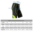 thumbnail image 4 of Santic Cycling Shorts Padded for Mens Bicycle Riding Pants Bike Shorts Cycle Tights Green S, 4 of 7