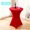 Rose Red【1PCS(32x43in)】, variant on 32" x 43" Stretch Spandex Cocktail Tablecloth, Fitted Round Highboy Table Cover