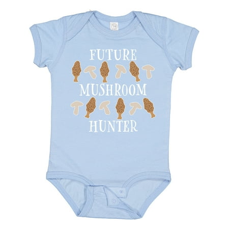 

Inktastic Future Mushroom Hunter- Mushrooms and Morels Gift Baby Boy or Baby Girl Bodysuit