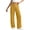 Yellow, variant on Lenpel Womens Wide Leg Pants Casual Drawstring Elastic Waist Trousers with Pockets Lightweight Lounge Pants