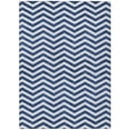 thumbnail image 2 of Addison Rugs Chantille Indoor/Outdoor Transitional Chevron Navy Washable Rectangle Rug, 10' x 14', 2 of 6