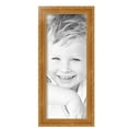 thumbnail image 2 of ArtToFrames 8" x 20" Bright Gold Picture Frame, 8x20 inch Gold Wood Poster Frame (WOM-4928),  Pack, 2 of 7