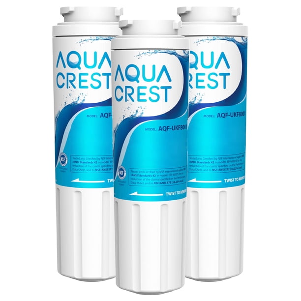 Filtro de agua para refrigerador AQUA CREST UKF8001 para Whirlpool