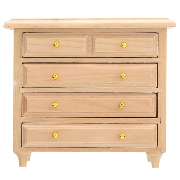 Domqga Chest Of Drawer Model miniature Drawers Wooden Display Cupboard Toy Model For 1 12 Dollhouse Furniture miniature Drawers Other